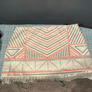 Express sequin short skirt size Large.